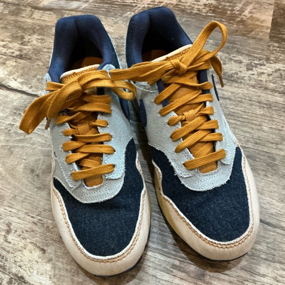 Nike Casual Lace-Up Sneakers in Denim